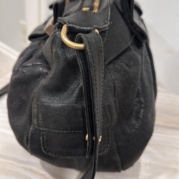 Chloe Bag See By Chloe Perforated Leather Weekender Satchel Slouchy Bag - Picture 7 of 17